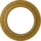 Ekena Millwork Andrea Ceiling Medallion (Fits Canopies up to 8"), Hand-Painted Pharaohs Gold, 12"OD x 8"ID x 1/2"P CM12ADPGS - alternate 1